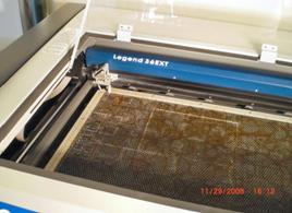 75w CO2 Laser Machine with door open
